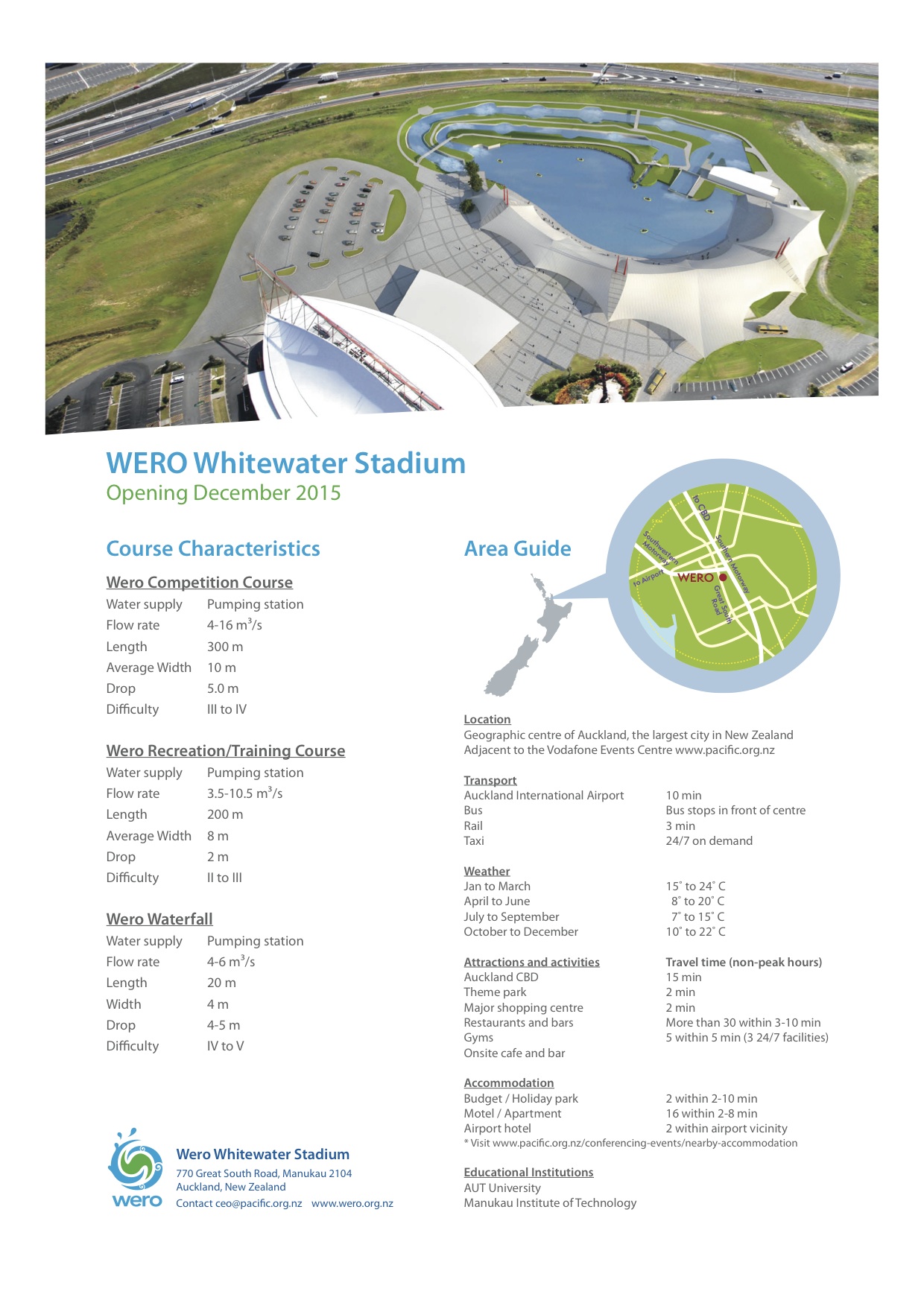 canoe kayak wero whitewater wildwater stadium auckland new zealand 2015  