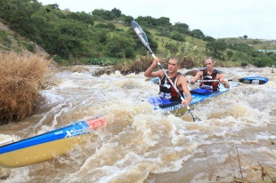 Andy Birkett and Jason Graham south africa marathon river 2012 kayak canoe sportscene