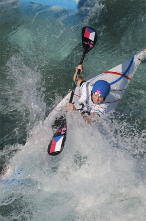 Stepanka hilgertova czech republic prague troja canoe slalom world cup icf sportscene k1 women
