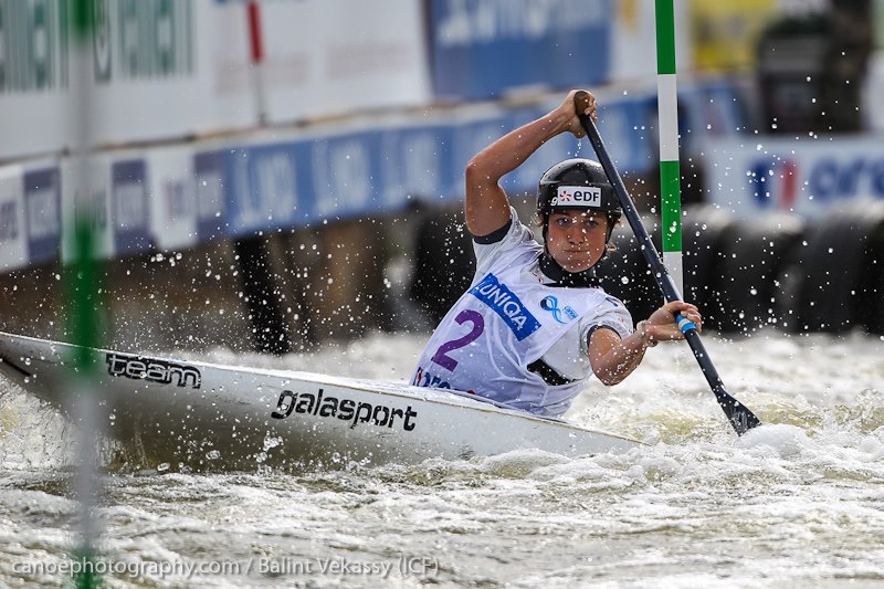 world cup canoe slalom troja prague czech republic caroline loir icf sportscene