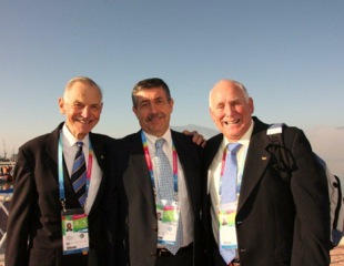 frank garner ICF President Jose Perurena Charles Yatman canoe kayak sportscene