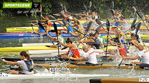 canoe kayak marathon world championships rome italy k2 crew boat icf sportscene