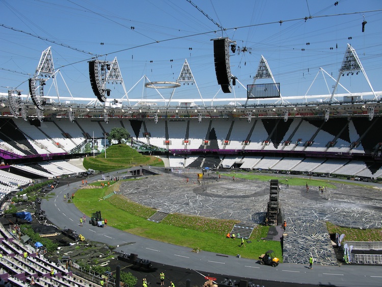 london 2012 opening ceremony olympic games stadium sportscene