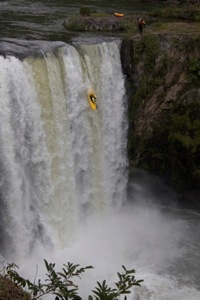 canoe kayak waterfall whitewater mexico sportscene