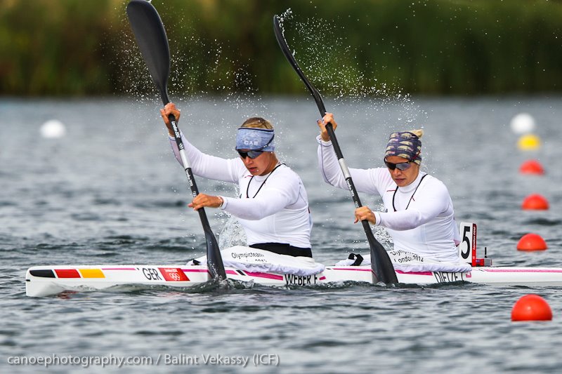weber dietze canoe sprint london 2012 olympic games icf sportscene germany k2 women