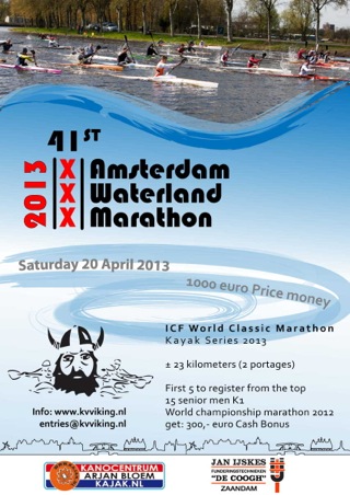 amsterdam waterland marathon canoe kayak regatta icf netherlands 2013 sportscene joep van bakel competition 