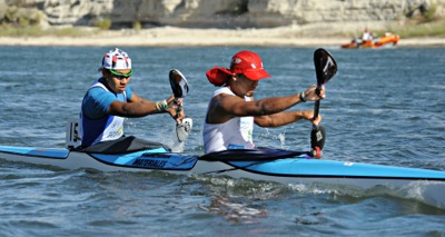 rio negro argentina regatta marathon canoe kayak nestor pinta martin mozzicafredo viedma river icf sportscene planet