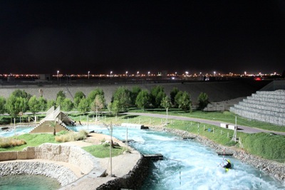 al ain wadi adventures united arab emirates uae canoe slalom kayak whitewater training peter kauzer icf sportscene planet