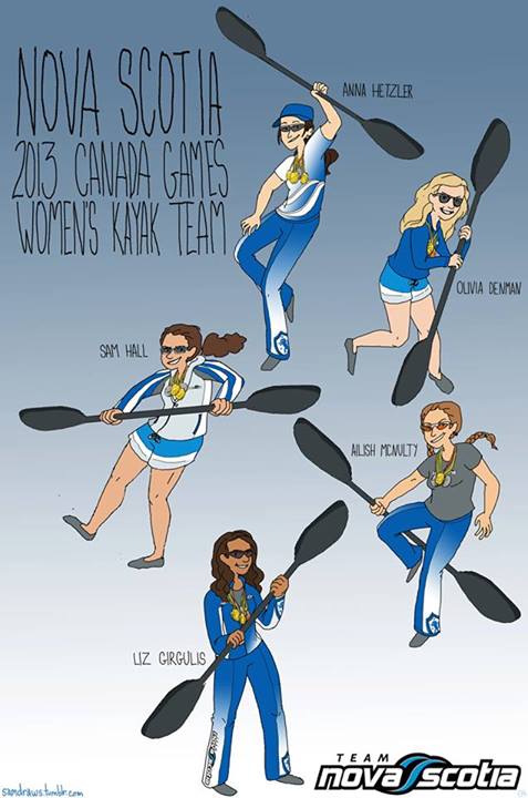 canoe kayak sprint sam hall athlete interview canada nova scotia comics sportscene art design halifax student