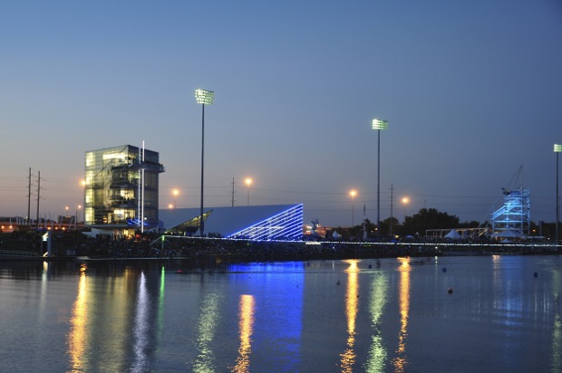 canoe kayak race course regatta sprint light permanent lit usa oklahoma river sportscene sandridge icf maps 3