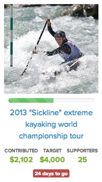 canoe slalom kayak ros rosalyn lawrence k1 c1 downriver slalom extreme river australia adidas sickline world cup championships sportscene icf interview