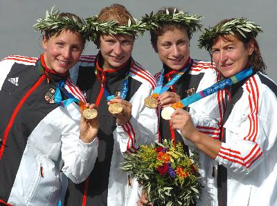 canoe kayak Birgit Fischer olympic games athens 2004 k4 gold mein weg zum gold book world paddle awards 