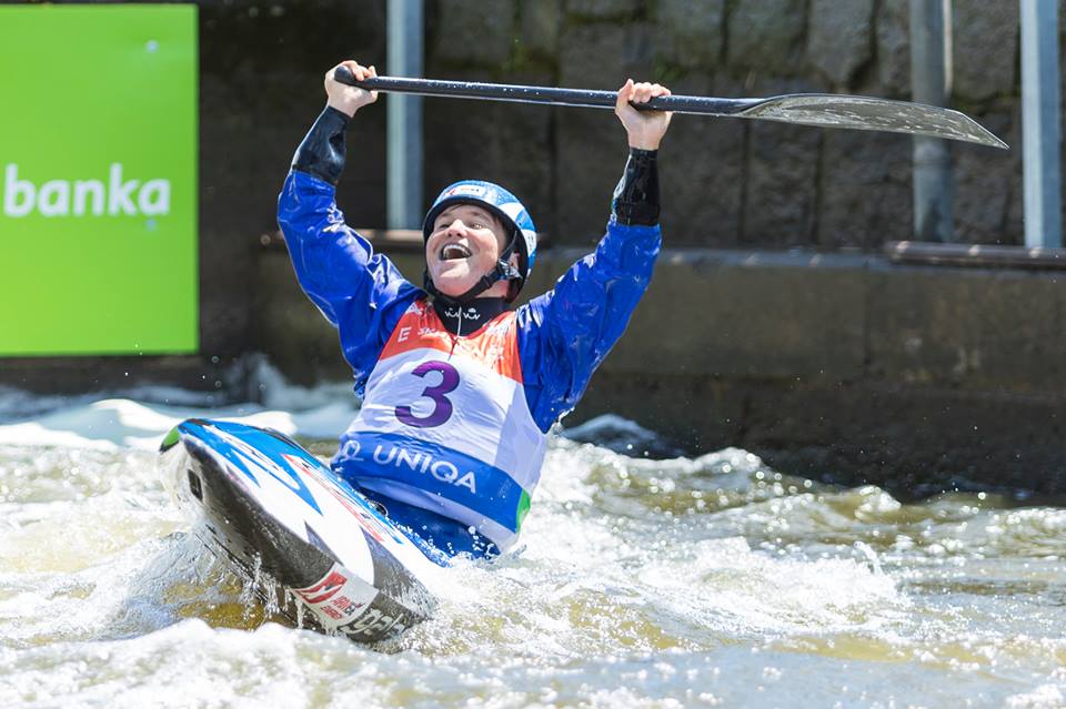 katerina hoskova canoe kayak slalom 2015 icf world cup troja prague czech republic review results sportscene