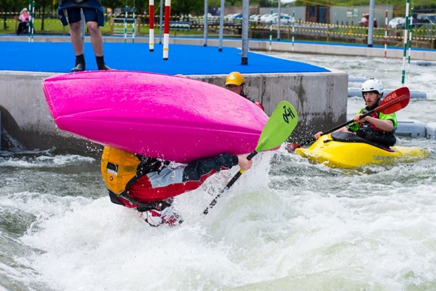 canoe kayak paddlesports course artificial manmade stadium concrete pinkston watersport glasgow sportscene