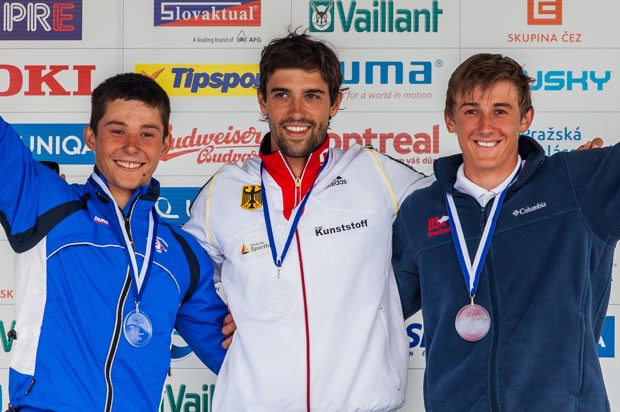 canoe kayak slalom icf world cup prague troja czech republic 2014 sportscene results competition k1 c1 c2 hannes signer