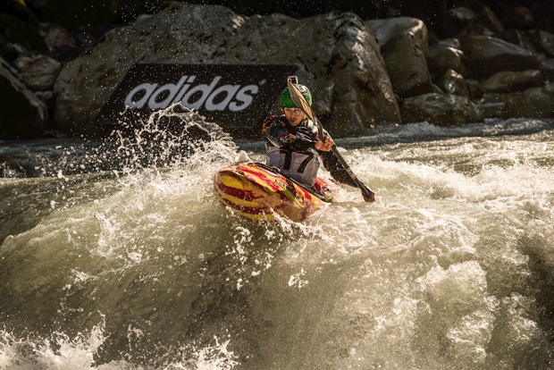 canoe kayak extreme wild white water 2014 adidas sickline world championships oetz austria wellerbrucke sportscene results competition live joe morley