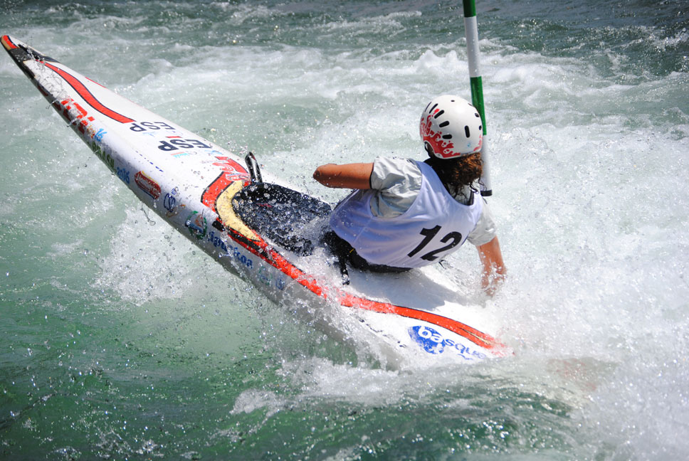 canoe kayak slalom spain basque whitewater course artificial sportscene