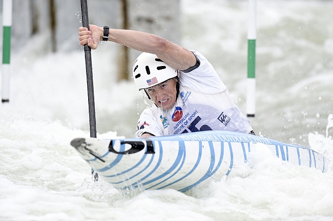 canoe kayak slalom paddlesports slalom michal smolen world championships penrith australia 2014 u23 junior sportscene icf