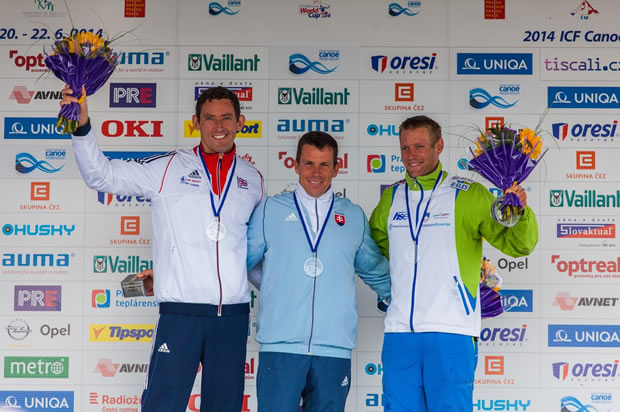 canoe kayak slalom icf world cup prague troja czech republic 2014 sportscene results competition k1 c1 c2 michal martikan