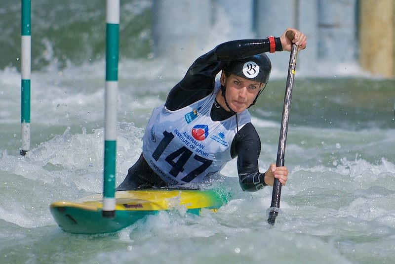 canoe kayak slalom australia ros lawrence c1 k1 athlete australian canoeing icf sportscene deep creek  
