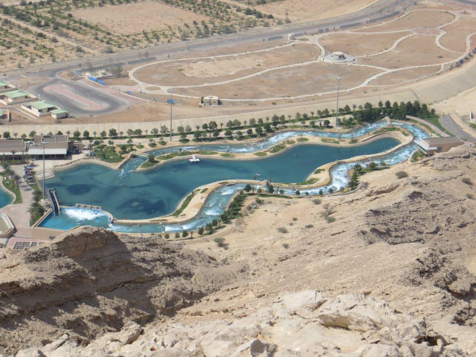 al ain canoe slalom wadi adventure uae emirates wildwater sportscene course training