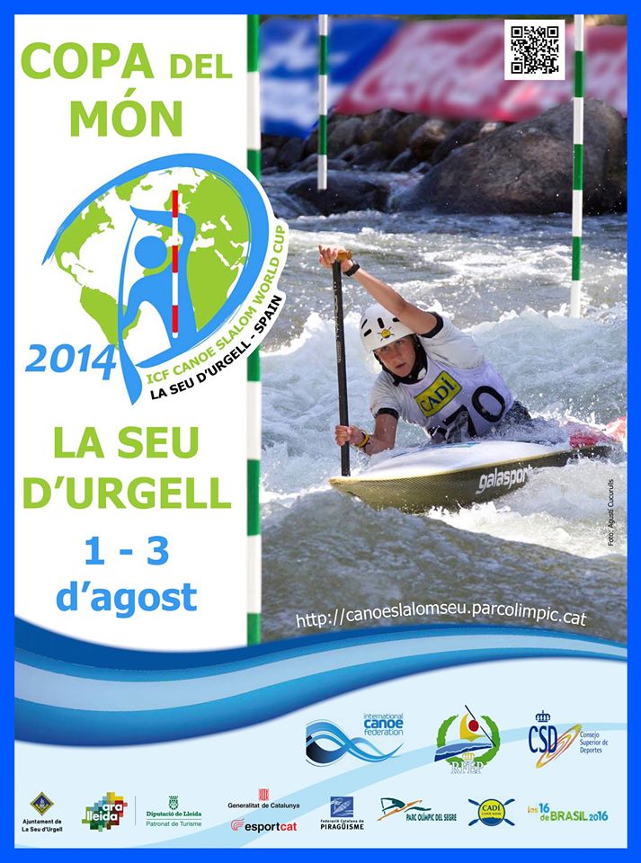 canoe kayak slalom la seu urgell spain icf world cup 2014 competition results preview sportscene