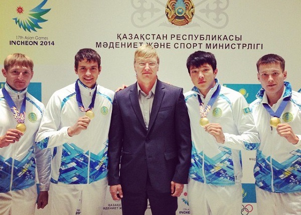 canoe kayak sprint asian games 2014 incheon kazakhstan kazakh k4 champion interview athletes sportscene 