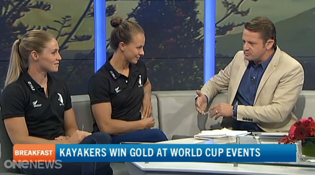 canoe kayak paddlesports szeged world cup icf 2014 lisa carrington teneale hatton sportscene interview hungary new zealand