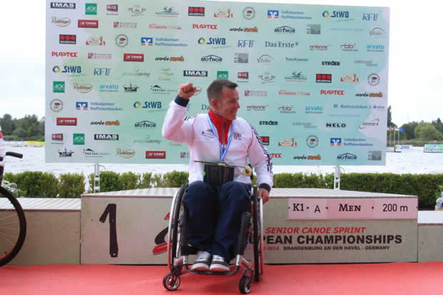 canoe kayak paracanoeing brandenburg germany 2014 european championships results competition great britain 