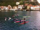 Ekaitz's youth team on the water