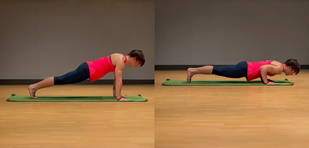 adriene levknecht canoe kayak whitewater wildwater paddlesport sportscene training yoga performance high low plank