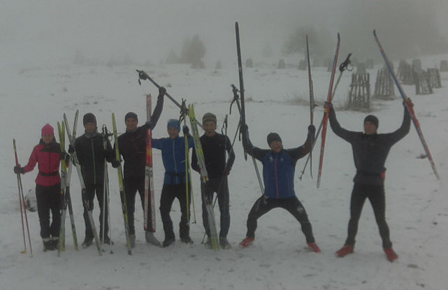 What extra sport do you do during winter? canoe kayak cross country ski training vit prindis snow czech republic sportscene